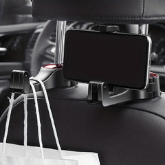 Car Seat Headrest Hook Mobile Phone Bracket Car Back Seat Organizer Hanger