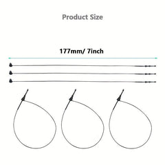 Plastic Fastener Hang Tag Clear Snap Lock Pin Security Loop for Retail Store