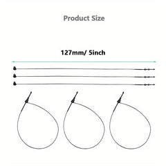 Plastic Fastener Hang Tag Clear Snap Lock Pin Security Loop for Retail Store