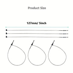 Plastic Fastener Hang Tag Clear Snap Lock Pin Security Loop for Retail Store