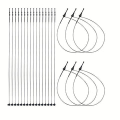 Plastic Fastener Hang Tag Clear Snap Lock Pin Security Loop for Retail Store