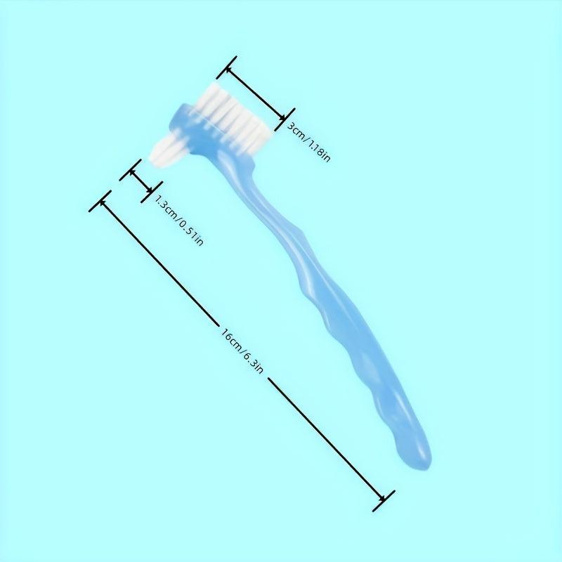 Denture Cleaning Toothbrush Orthodontic Double sided Toothbrush