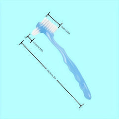 Denture Cleaning Toothbrush Orthodontic Double sided Toothbrush