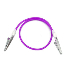 1pc Dental Colorful Bib Clips with Silicone Cord & Spring Loaded Clips