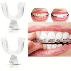 2pcs Silicone Teeth Whitening Braces