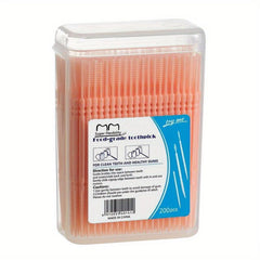 200pcs Dental Care Toothpick Floss Double headed Disposable Toothbrush Pick