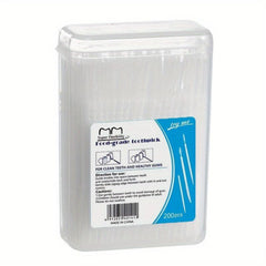 200pcs Dental Care Toothpick Floss Double headed Disposable Toothbrush Pick