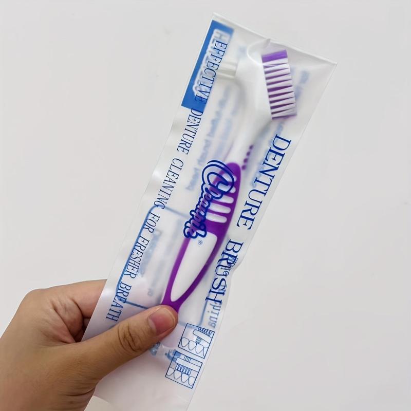 Denture Cleaning Brush Double Sided Toothbrush