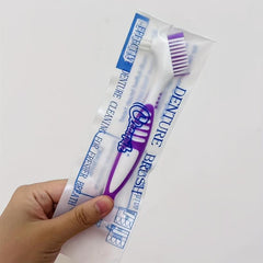 Denture Cleaning Brush Double Sided Toothbrush