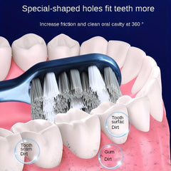 Hard Bristle Toothbrush Pro 360 Cleaning Stain Removal