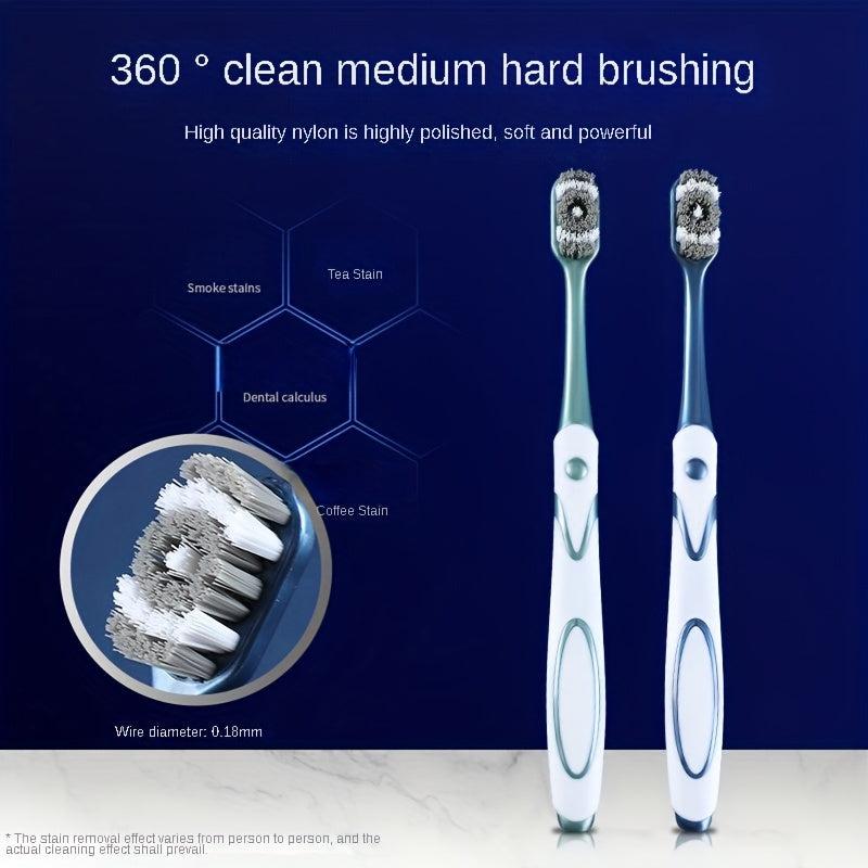 Hard Bristle Toothbrush Pro 360 Cleaning Stain Removal