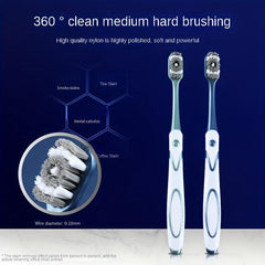 Hard Bristle Toothbrush Pro 360 Cleaning Stain Removal