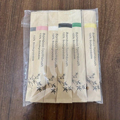 10 Bamboo Toothbrushes Extra Soft Bristles Sensitive Teeth Gums Men Women