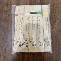 10 Bamboo Toothbrushes Extra Soft Bristles Sensitive Teeth Gums Men Women