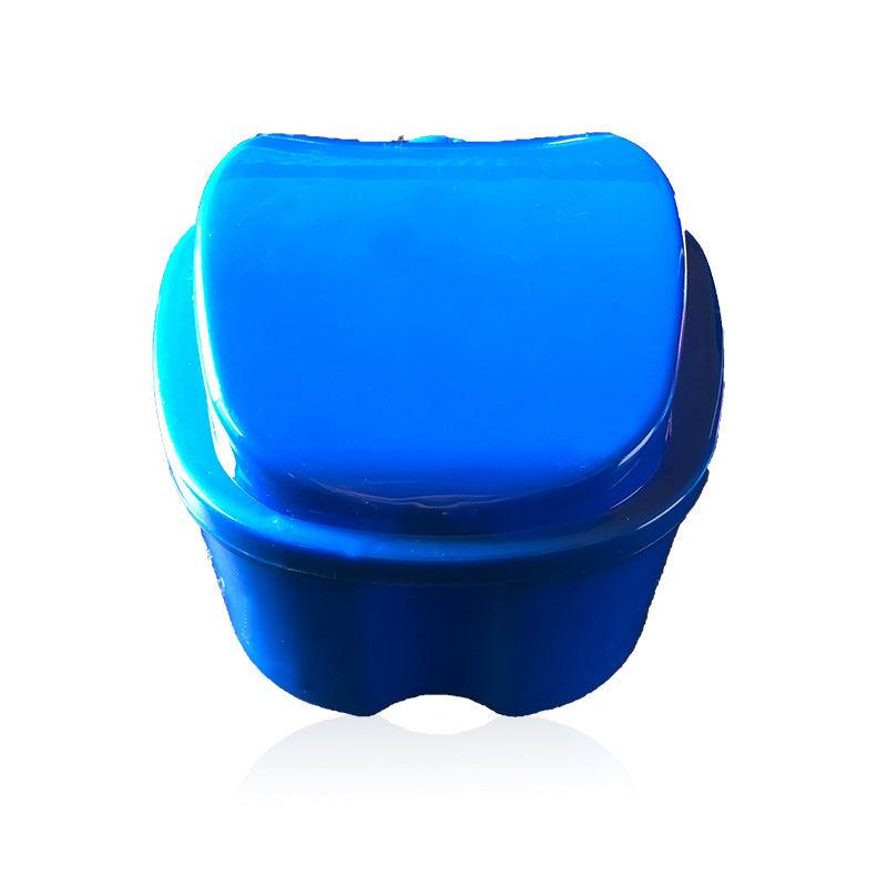 Denture Storage Box with Mesh, Drainable, Cleanable