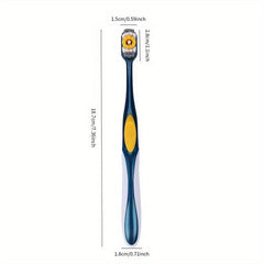 4pcs Adult Toothbrush Set Hard Bristle Lightweight and Portable