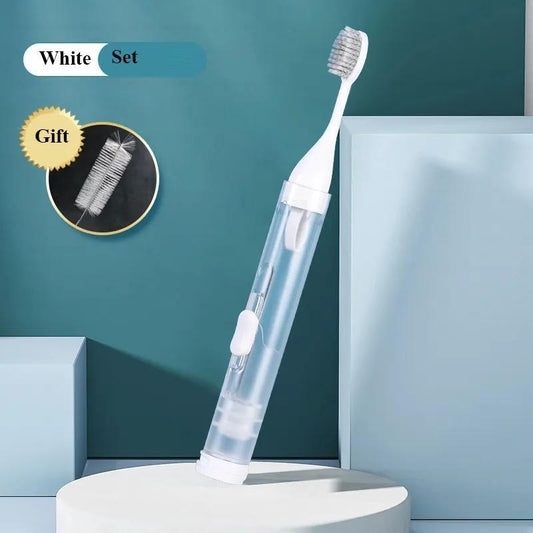 Portable Folding Toothbrush Travel Toothbrush Set Creative Tooth Clean Tools