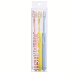 3pcs Soft Bristle Toothbrush Pack, Candy Colors, Home & Travel, Cover
