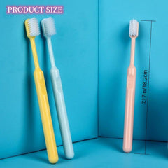 3pcs Soft Bristle Toothbrush Pack, Candy Colors, Home & Travel, Cover