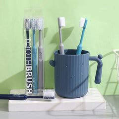 3pcs Soft Bristle Toothbrush Pack, Candy Colors, Home & Travel, Cover