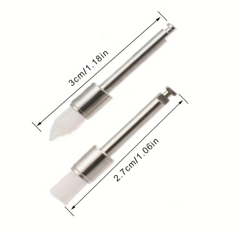 100pcs Dental Prophy Cup Brush Nylon Latch Flat