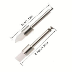 100pcs Dental Prophy Cup Brush Nylon Latch Flat