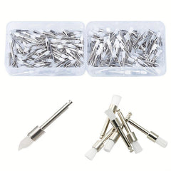 100pcs Dental Prophy Cup Brush Nylon Latch Flat
