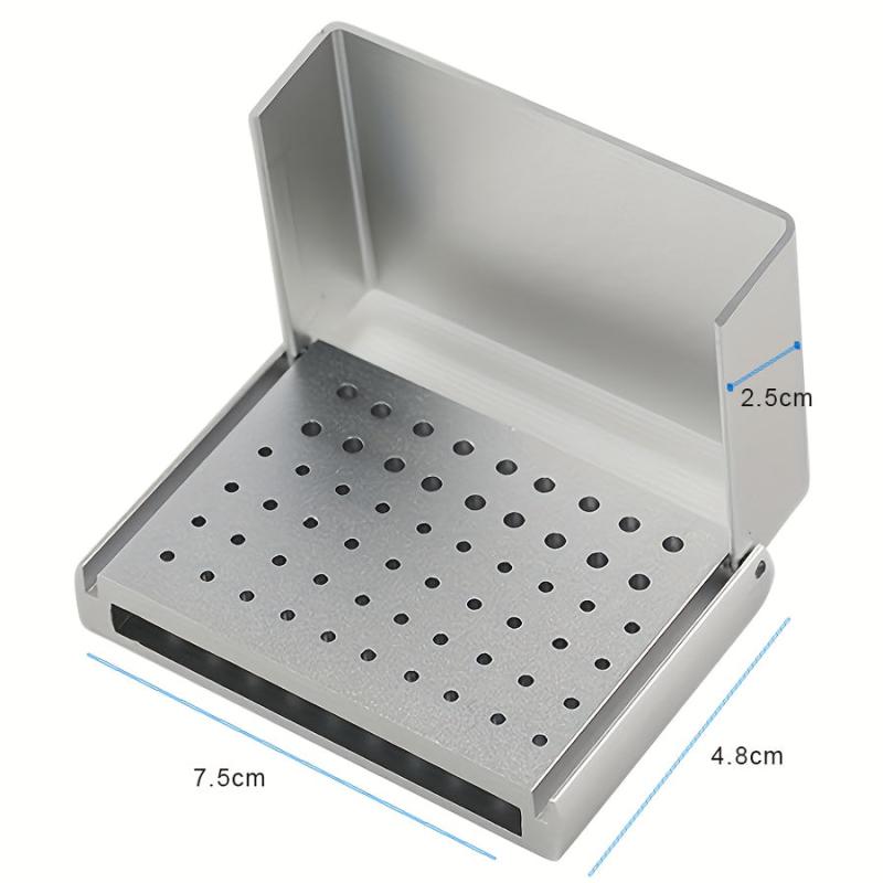 58 Holes Dental Burs Holder Stand Drills Organizer Disinfection Block