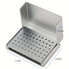 58 Holes Dental Burs Holder Stand Drills Organizer Disinfection Block