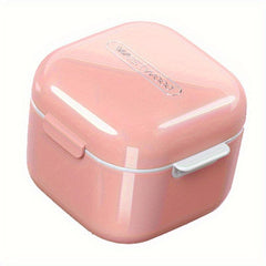 Invisible Braces Tooth Storage Box Denture Soaking & Cleaning Box