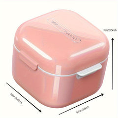 Invisible Braces Tooth Storage Box Denture Soaking & Cleaning Box