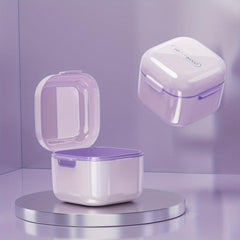 Invisible Braces Tooth Storage Box Denture Soaking & Cleaning Box