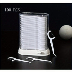 100pcs Bamboo Charcoal Dental Floss in Automatic Box