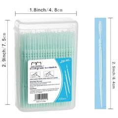 200 Pcs Dental Care Toothpick Floss - Oral Hygiene