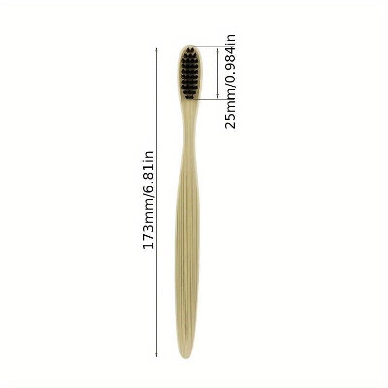 10pcs Bamboo Toothbrush Soft Hair Eco Friendly Oral Care