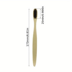 10pcs Bamboo Toothbrush Soft Hair Eco Friendly Oral Care