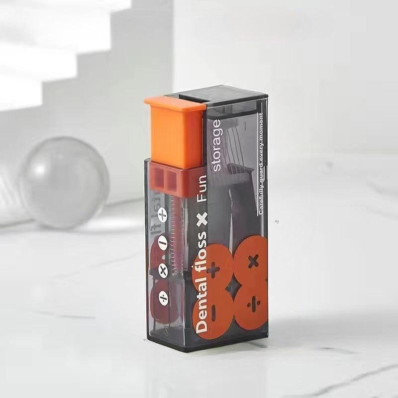 Portable Dental Floss Box Automatic Pop up Dental Floss Storage Box