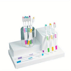 10pcs Double Ultra Soft Toothbrush Charcoal Nano Dental Teeth Brush