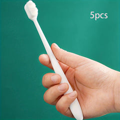 5pcs Ultra Soft Adult Toothbrush Bristled for Sensitive Teeth