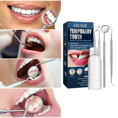 Denture Repair Kit Temporary Teeth Repair Material - Easy Repairs