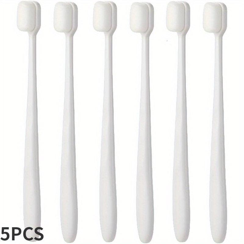 5pcs Ultra Soft Toothbrush Deep Cleaning Manual Toothbrush