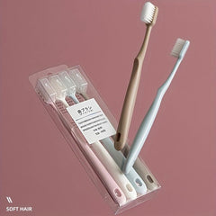 4pcs Soft Toothbrushes for Sensitive Teeth