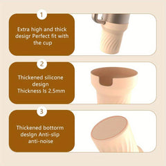 Non Slip Silicone Cup Boot For 40Oz Tumbler Cup Bottom Sleeve Tumbler Accessory