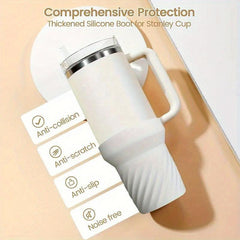 Non Slip Silicone Cup Boot For 40Oz Tumbler Cup Bottom Sleeve Tumbler Accessory