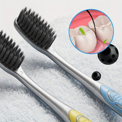 5pcs Soft Bristle Toothbrush Set Bamboo Charcoal