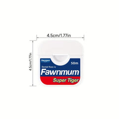 Micro Wax Mint Dental Floss Roll 50M