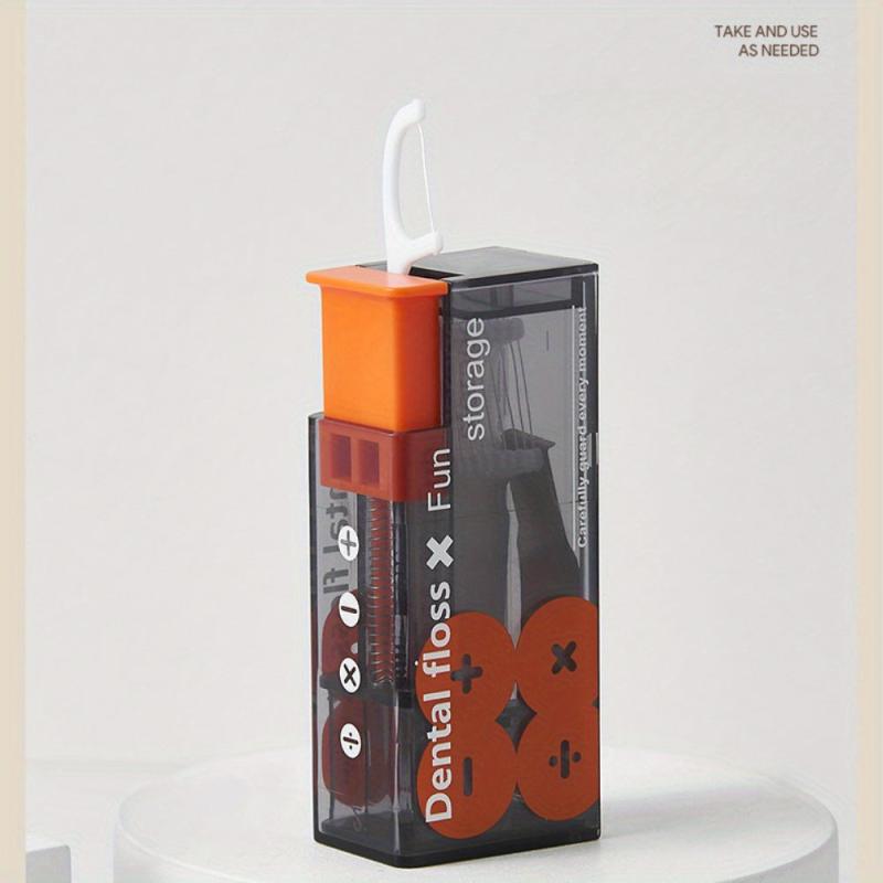 Automatic Pop up Dental Floss Case - Travel Floss Storage Box