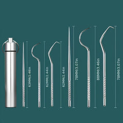 Stainless Steel Toothpick Carry on Portable Teething Tool