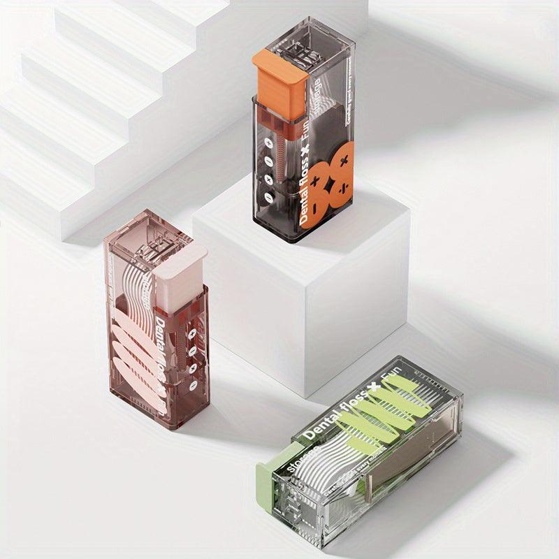 Portable Floss Holder Auto Organizer for Office and Traveling