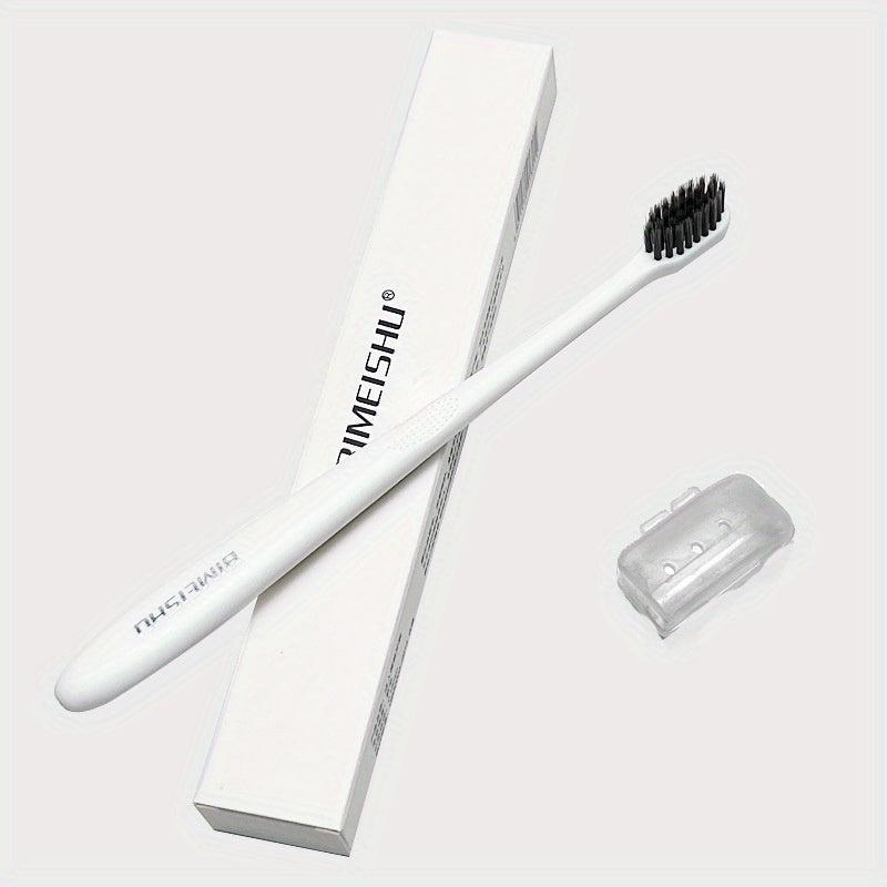 6pcs Bamboo Charcoal Soft Bristle Toothbrush Adult Set